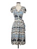Axcess Paisley Blue Cocktail Dress Size S - photo 1
