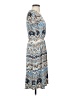 Axcess Paisley Blue Cocktail Dress Size S - photo 4