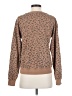 Abercrombie & Fitch Animal Print Tan Pullover Sweater Size XS - photo 2