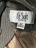 Le Suit Houndstooth Gray Blazer Size 6 Petite - photo 6