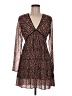 The Kooples 100% Polyester Print Black Cocktail Dress Size Med (2) - photo 1