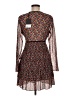 The Kooples 100% Polyester Print Black Cocktail Dress Size Med (2) - photo 2