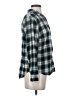 Primark 100% Cotton Plaid Teal Long Sleeve Button-Down Shirt Size XXS - photo 4
