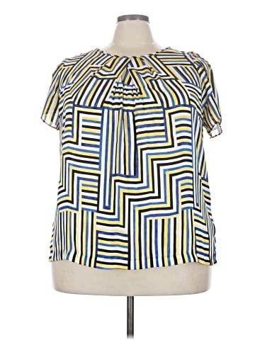 Liz Claiborne Short Sleeve Blouse (view 1)