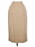 L.L.Bean Houndstooth Tan Wool Skirt Size 6 - photo 2