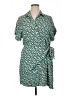 Intempo 100% Polyester Print Teal Casual Dress Size XL - photo 1