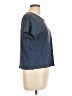 Madewell Blue Short Sleeve Top Size L - photo 4