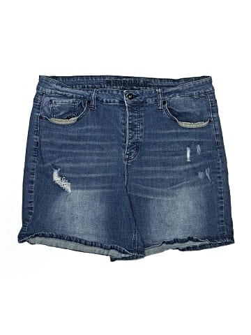 Hydraulic Denim Shorts (view 1)