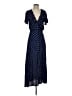 Auguste Polka Dots Blue Casual Dress Size 4 - photo 1