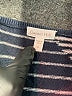 Garnet Hill 100% Linen Stripes Black Pullover Sweater Size S - photo 7