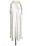 Francesca's 100% Polyester Metallic Silver Formal Skirt Size M - photo 2