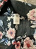 Three Dots 100% Rayon Floral Black Shorts Size L - photo 3
