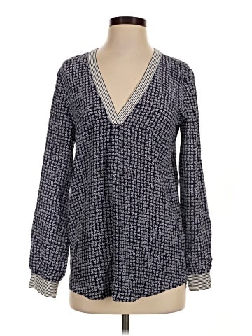 Joie Long Sleeve Silk Top (view 1)
