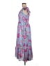 Grace Karin Paisley Blue Cocktail Dress Size L - photo 5