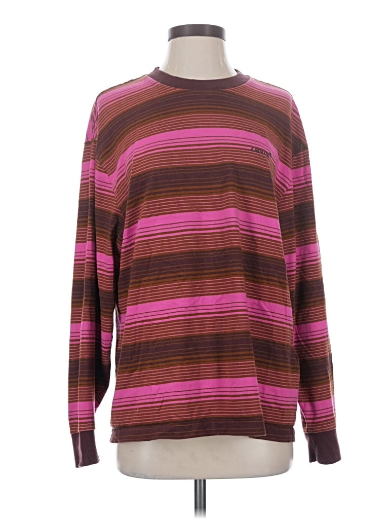 Pre-owned Levi's Long Sleeve T-shirt In Brown