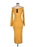Motel Yellow Cocktail Dress Size M - photo 2