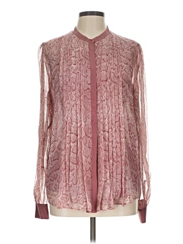 Joie Long Sleeve Silk Top (view 1)