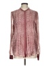 Joie 100% Silk Pink Long Sleeve Silk Top Size L - photo 1