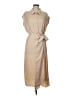 Steve Madden 100% Polyester Tan Casual Dress Size L - photo 1