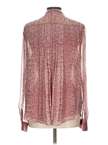 Joie Long Sleeve Silk Top (view 2)
