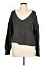 Abercrombie & Fitch Metallic Gray Pullover Sweater Size L - photo 1