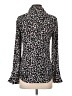 Candie's 100% Polyester Black Long Sleeve Blouse Size S - photo 2