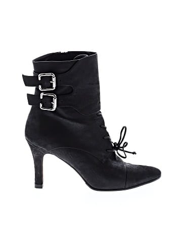Manolo Blahnik leather ankle boots (view 1)