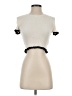 Zara Ivory Short Sleeve Turtleneck Size S - photo 1