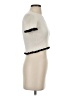 Zara Ivory Short Sleeve Turtleneck Size S - photo 4