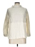 Chico's Metallic Ivory Turtleneck Sweater Size Lg (2) - photo 1