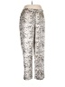 INC International Concepts 100% Polyester Paisley Silver Casual Pants Size L - photo 1
