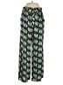 Milly 100% Polyester Print Green Casual Pants Size S - photo 1