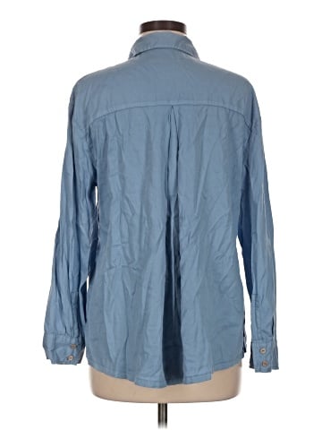 Enza Costa Long Sleeve Button-Down Shirt (view 2)
