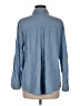 Enza Costa Blue Long Sleeve Button-Down Shirt Size Med (2) - photo 2