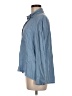 Enza Costa Blue Long Sleeve Button-Down Shirt Size Med (2) - photo 5