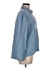 Enza Costa Blue Long Sleeve Button-Down Shirt Size Med (2) - photo 4