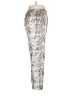 INC International Concepts 100% Polyester Paisley Silver Casual Pants Size L - photo 4