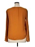 Meraki 100% Polyester Orange Long Sleeve Blouse Size XL - photo 2