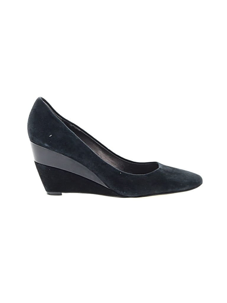 Pre-owned Franco Sarto Wedges In Blue