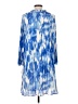 Halogen 100% Polyester Tie-dye Blue Casual Dress Size S - photo 2