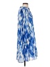 Halogen 100% Polyester Tie-dye Blue Casual Dress Size S - photo 4