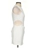 Mable Solid White Cocktail Dress Size S - photo 4