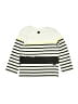 Catimini 100% Cotton Stripes Ivory Long Sleeve T-Shirt Size 3 - photo 2