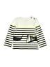 Catimini 100% Cotton Stripes Ivory Long Sleeve T-Shirt Size 3 - photo 1