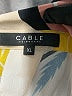 CABLE 100% Viscose Print Tan Casual Dress Size XL - photo 7