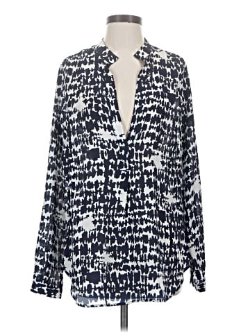 Fifteen Twenty Long Sleeve Silk Top (view 1)