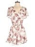 Trixxi 100% Polyester Floral Ivory Romper Size S - photo 1