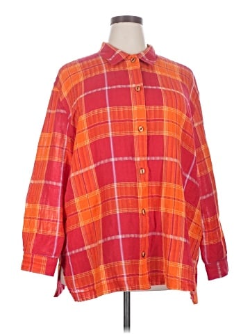 Coldwater Creek 3/4 Sleeve Button-Down Shirt (view 1)