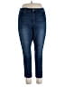 Seven7 Solid Blue Jeans Size 14 - photo 1