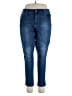 Seven7 Solid Blue Jeans Size 14 - photo 1
